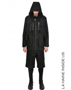 3B CONSPIRACY CAPPOTTO Nero