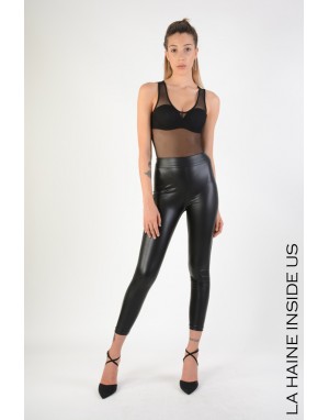 4B LW692 LEGGINGS Nero