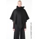 4- LW862 PONCHO UNISEX D Black