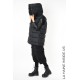 3P LM250 DOWN COAT UNISEX D Black