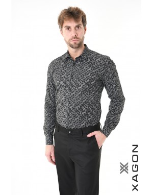 CAMICIA 1A24127 Nero