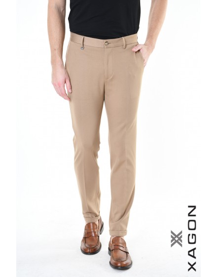 TROUSER 1PBARBA Camel