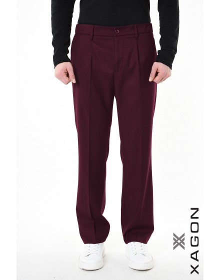 TROUSER 1PPANVA Bordeaux