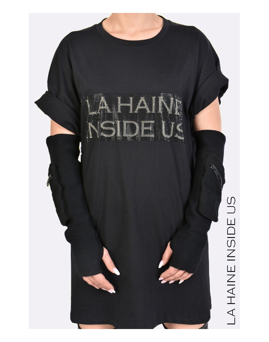 La haine inside us 3M MANUNO MANICOTTO UNISEX Nero