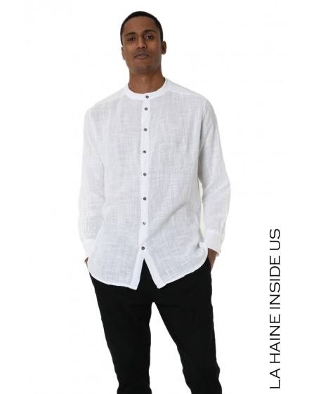 3V LM118 SHIRT White