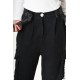 9B SM439 PANTALONE Nero