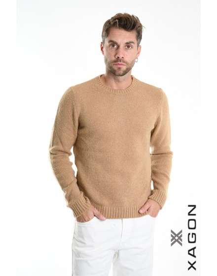 SWEATER 1MBM117 Camel