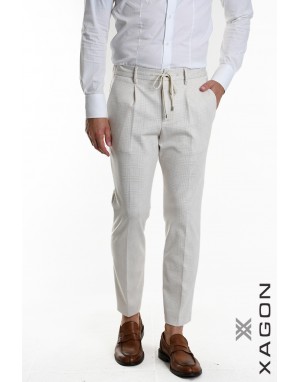 TROUSER 1PBARNK Beige