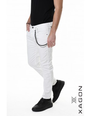 JEANS UOXFO2 Bianco