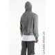 3B M1045 FELPA UNISEX U Grigio