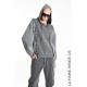 3B M1045 FELPA UNISEX D Grigio