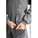 3B M1045 SWEATSHIRT UNISEX D Grey