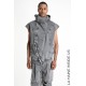 3B M1037 GILET Grey