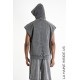 3B M1037 GILET Grey