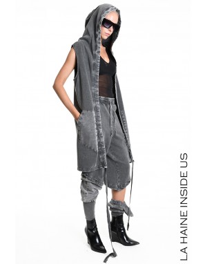 3B M1047 GILET UNISEX D Grey