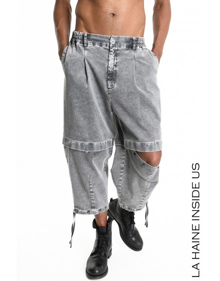 3B M1049 PANTALONE Grigio