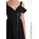 4B W5011 DRESS Black