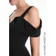 4B W5011 DRESS Black