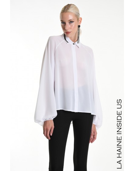 4B W5029 SHIRT White