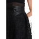 4B W5027 SKIRT Black