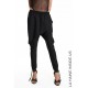 4B W5014 PANTALONE Nero