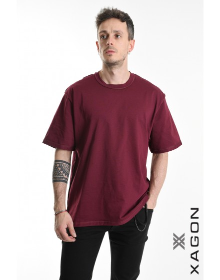 T-SHIRT 2JX2608 Bordeaux