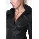 4O LW868 JACKET Dyed Leather Black