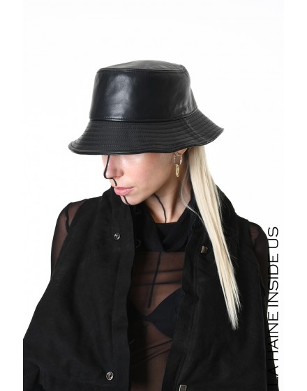 3Y LM282 CAPPELLO Pelle UNISEX D Nero