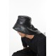 4Y LW964 CAPPELLO Pelle UNISEX U Nero