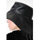 4Y LW964 CAPPELLO Pelle UNISEX D Nero