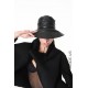 4Y LW963 CAPPELLO Pelle Nero