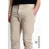Pantalone regular fit in cotone stretch Made in Italy | Used look con micro rotture