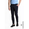 Pantalone Skinny Punto Milano Stretch con Tasche Made in Italy