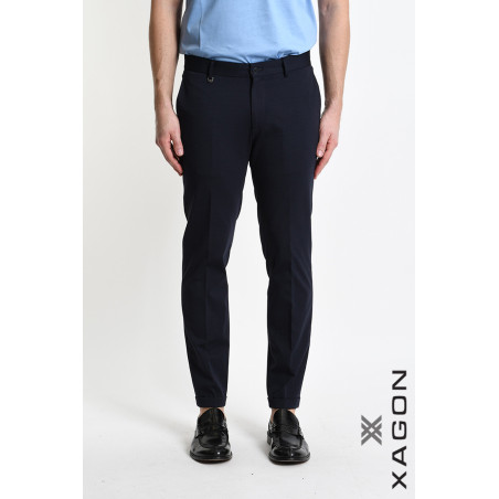 Milano Knit Skinny Stretch Trousers with Pockets – Made in Italy