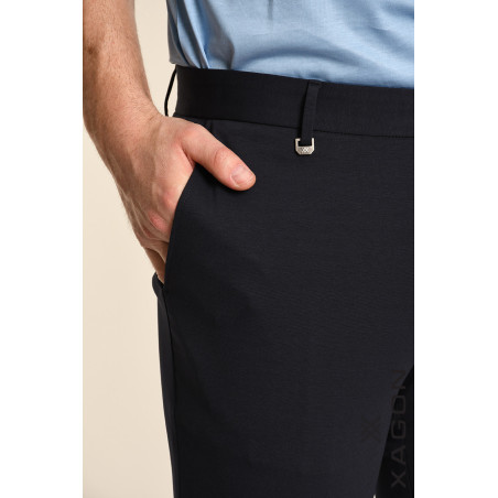 Pantalone Skinny Punto Milano Stretch con Tasche Made in Italy