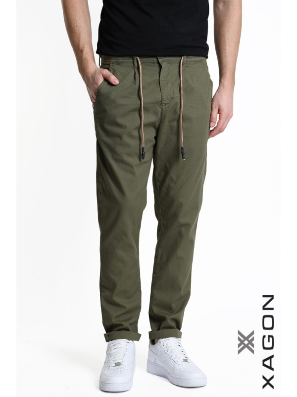 Stretch cotton comfort fit trousers Made in Italy | Men