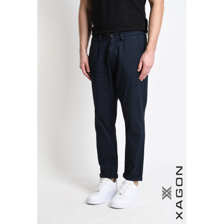 Stretch cotton regular fit trousers Made in Italy | Comfort & style