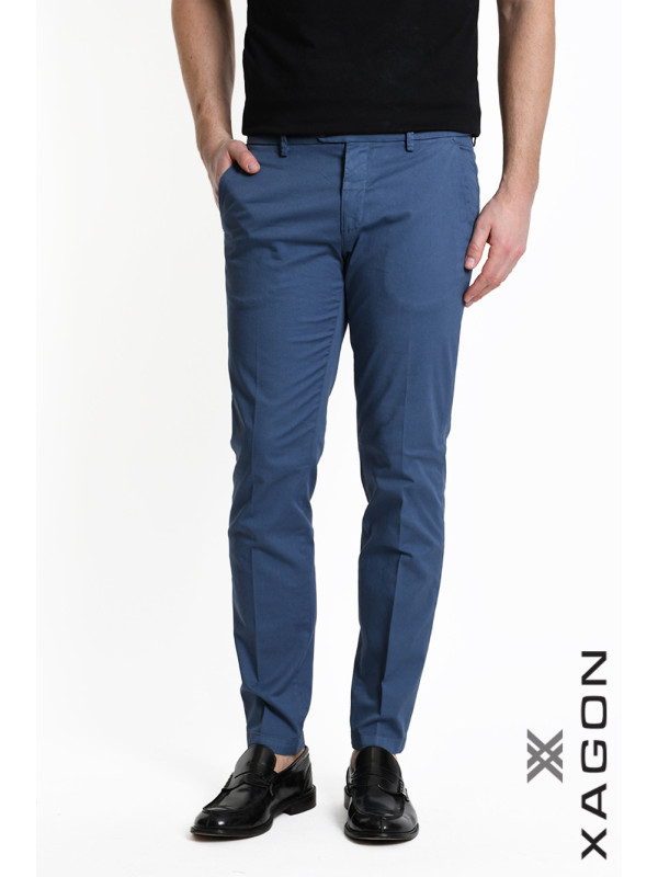 Skinny Stretch Chino Trousers Made in Italy – Comfort & Style