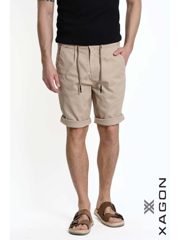 Men’s Stretch Cotton Bermuda Shorts Regular Fit – Made in Italy