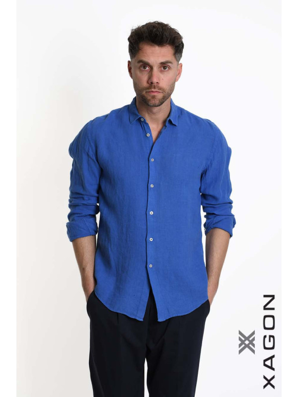 Camicia in Lino Regular Fit Uomo | Leggera e Traspirante