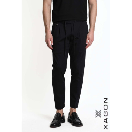 Comfort Fit Milano Knit Trousers Stretch Made in Italy