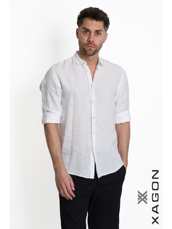 Camicia in Lino Regular Fit Uomo | Leggera e Traspirante