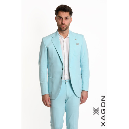Giacca Punto Milano Slim Fit Stretch Made in Italy con Bottoni
