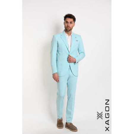 Giacca Punto Milano Slim Fit Stretch Made in Italy con Bottoni
