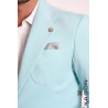 Slim Fit Milano Knit Jacket Stretch Made in Italy with Buttons