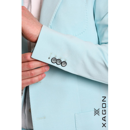 Giacca Punto Milano Slim Fit Stretch Made in Italy con Bottoni