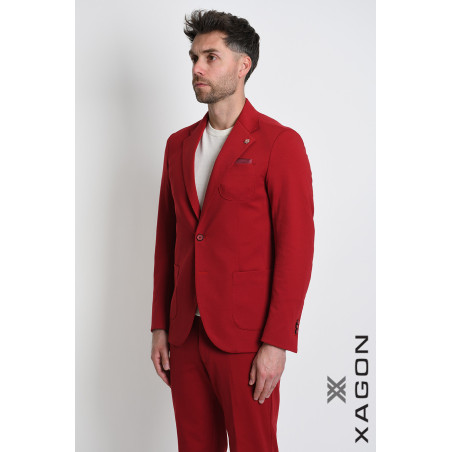 Giacca Punto Milano Slim Fit Stretch Made in Italy con Bottoni