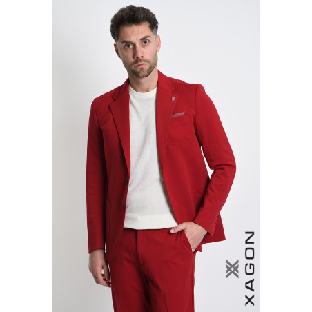 Giacca Punto Milano Slim Fit Stretch Made in Italy con Bottoni
