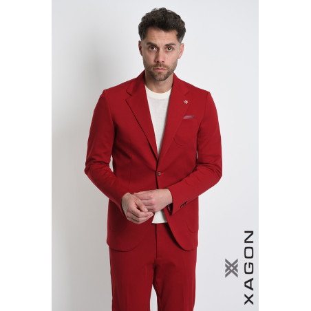 Giacca Punto Milano Slim Fit Stretch Made in Italy con Bottoni