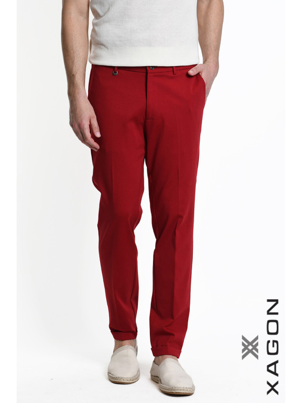 Milano Knit Skinny Stretch Trousers with Pockets – Made in Italy